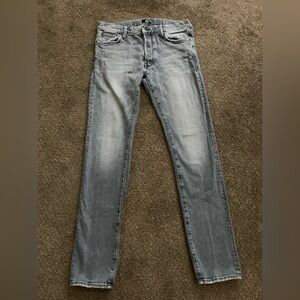 MOTHER MR Cold Shoulder The Neat Men's Gray Wash Jeans Size 32